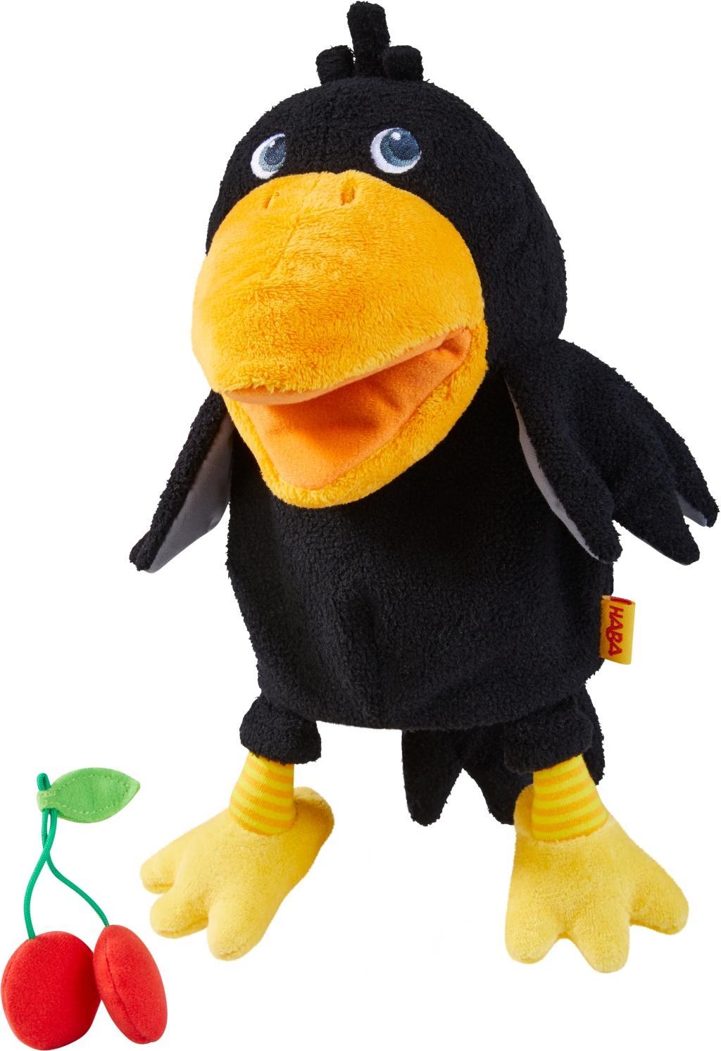 Vorderes Coverbild Handpuppe Rabe Theo