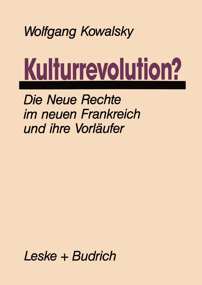 Vorderes Coverbild Kulturrevolution?