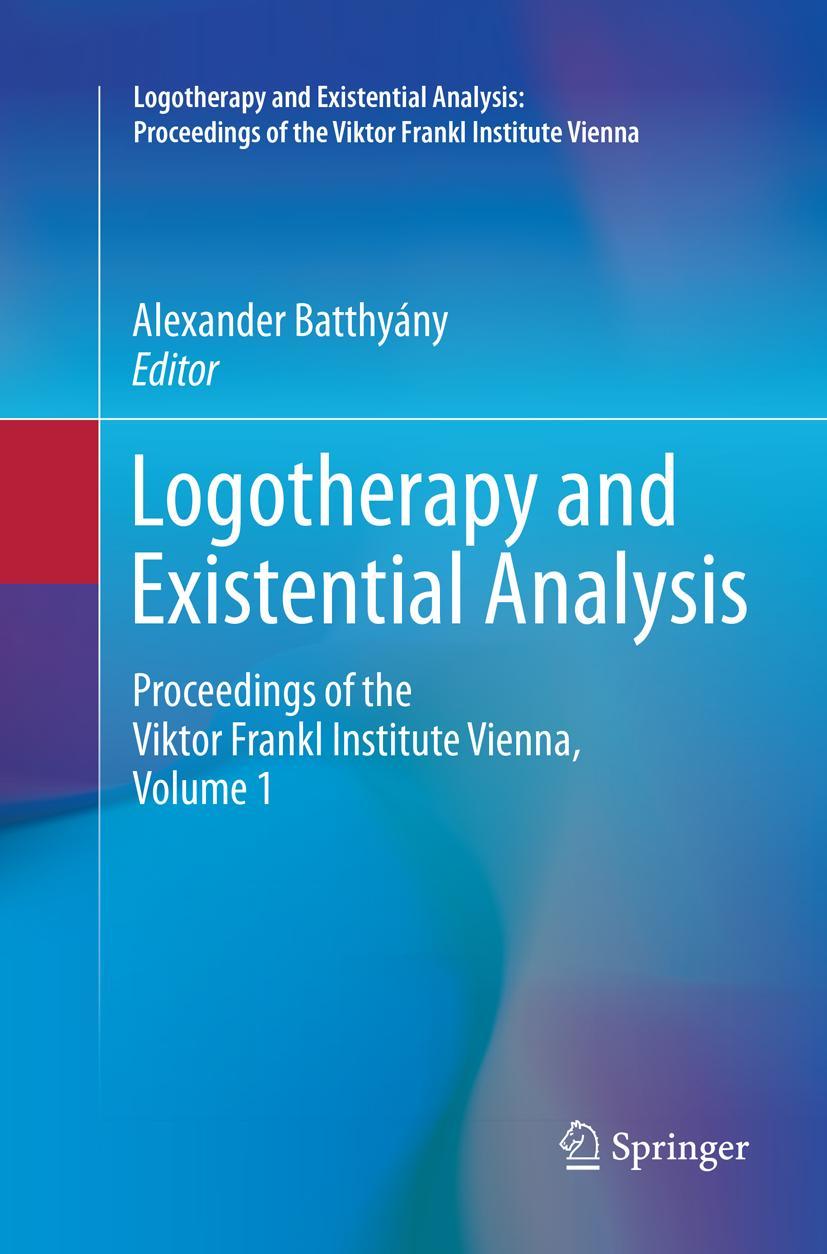 Vorderes Coverbild Logotherapy and Existential Analysis