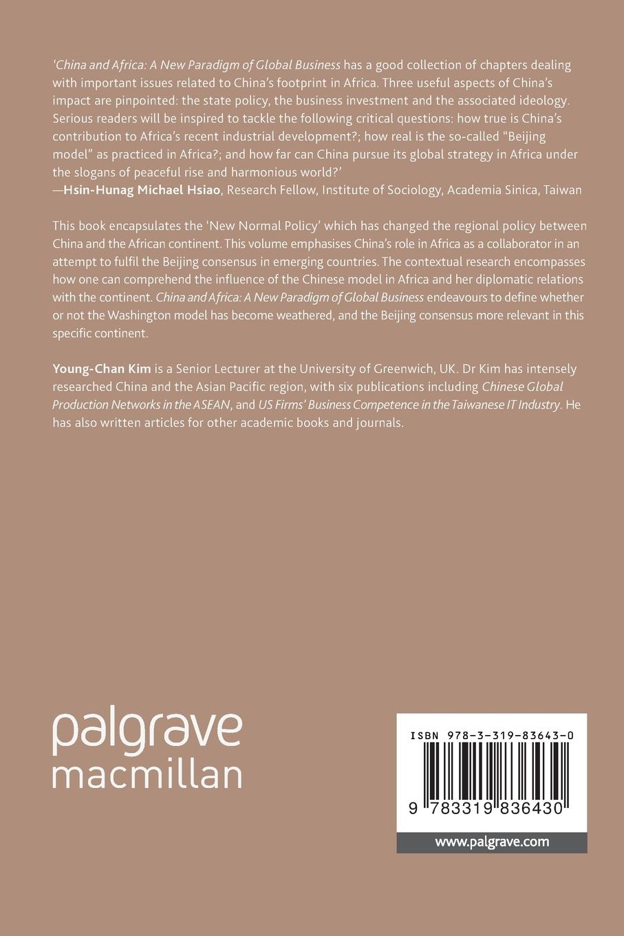 Rückseitencover China and Africa