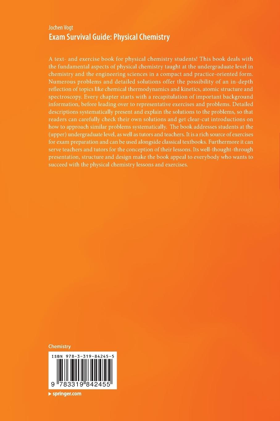 Rückseitencover Exam Survival Guide: Physical Chemistry