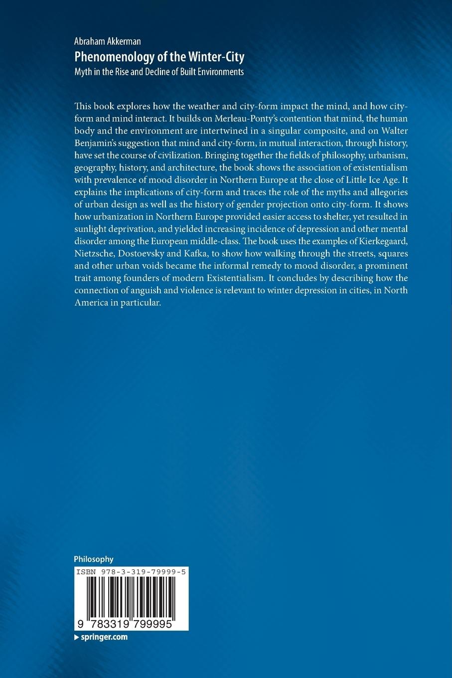 Rückseitencover Phenomenology of the Winter-City