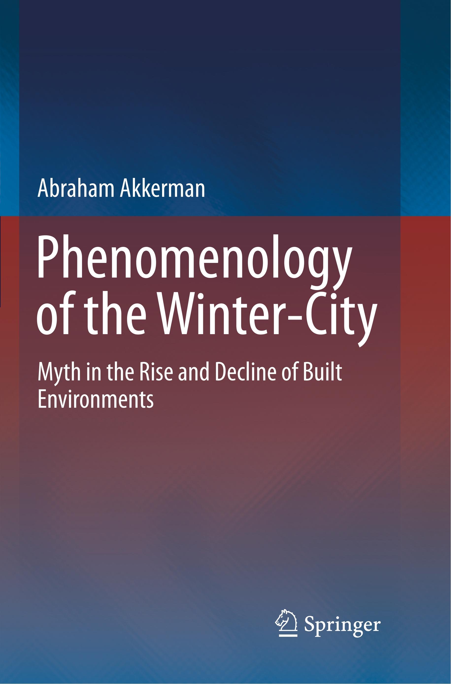 Vorderes Coverbild Phenomenology of the Winter-City