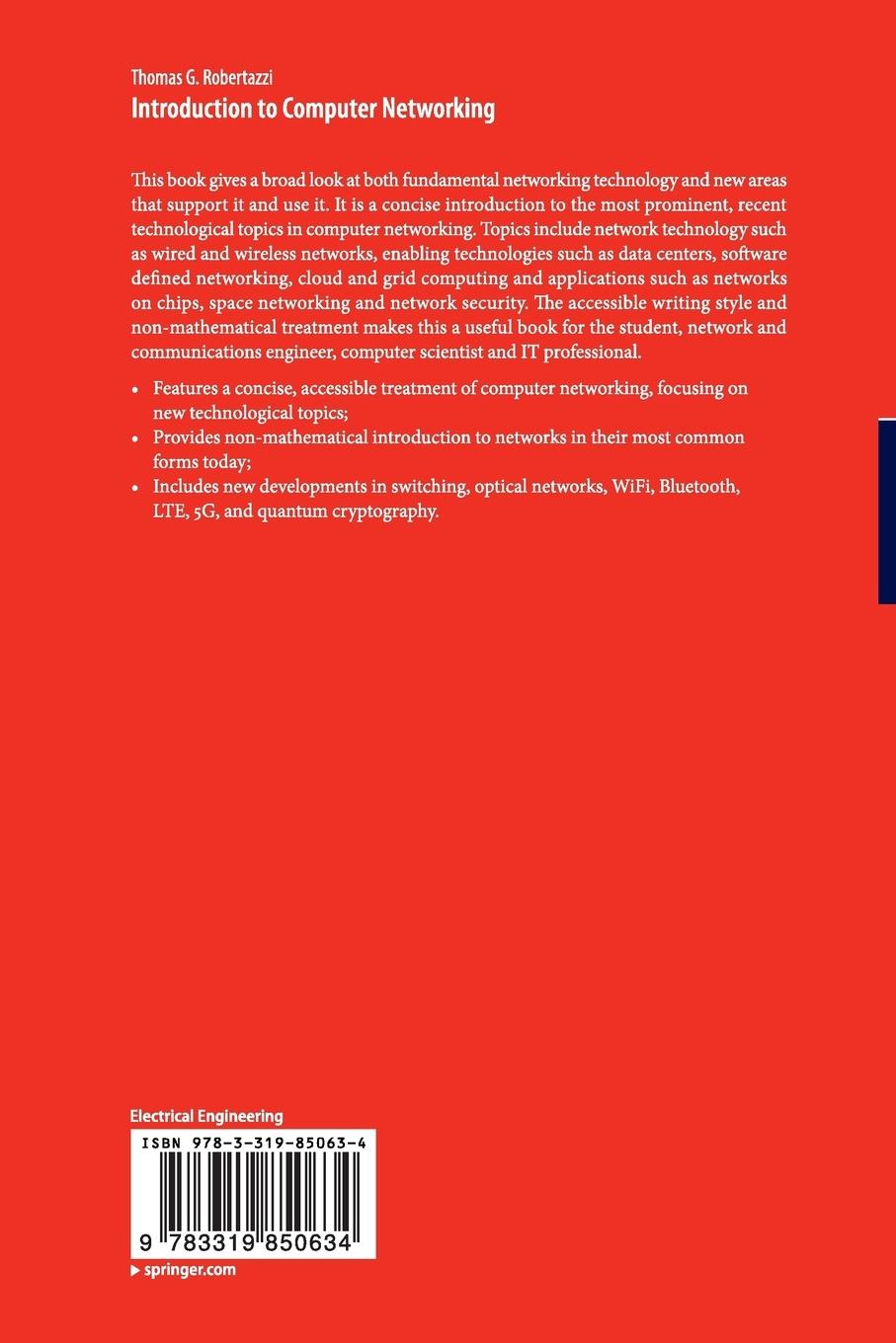 Rückseitencover Introduction to Computer Networking