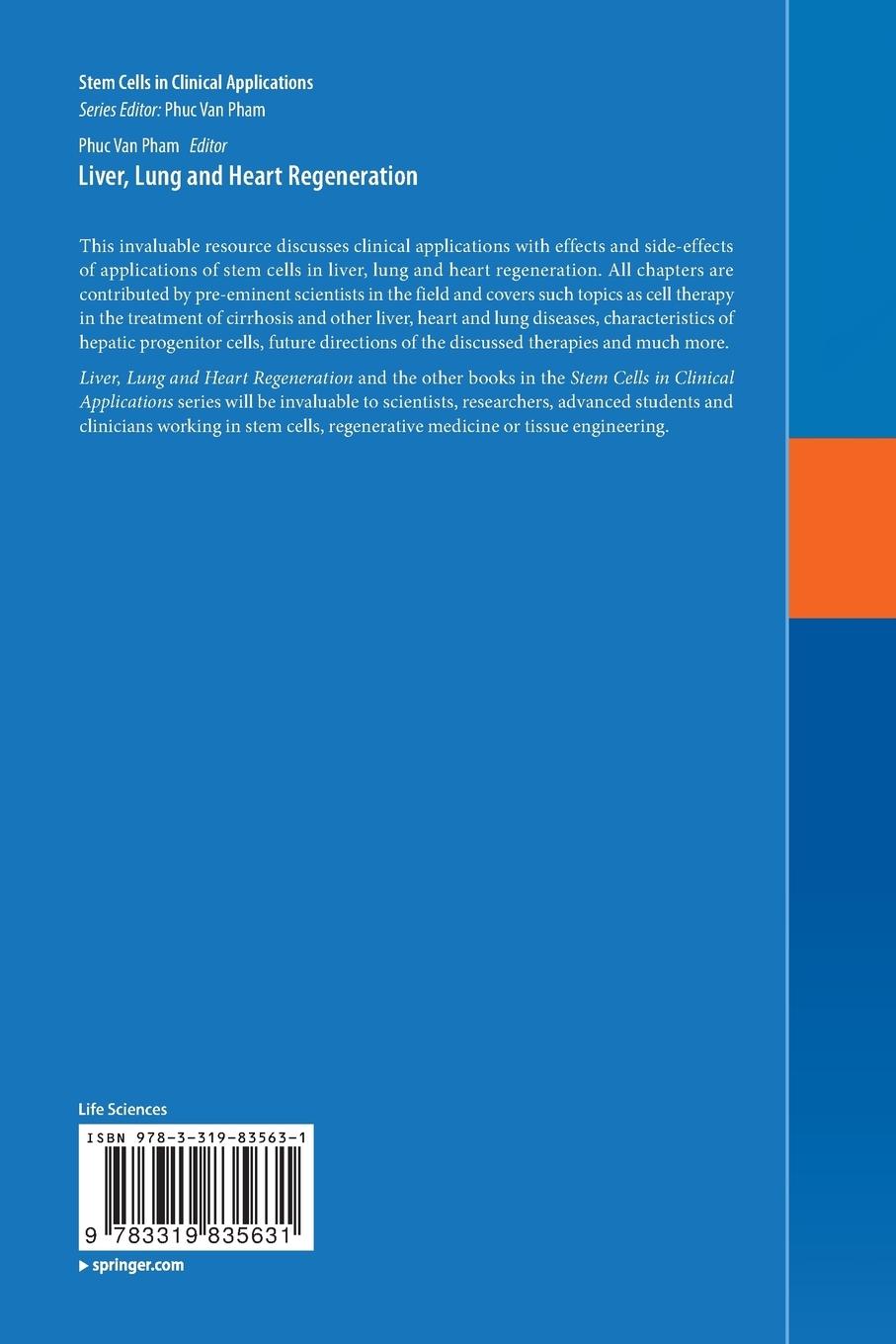 Rückseitencover Liver, Lung and Heart Regeneration