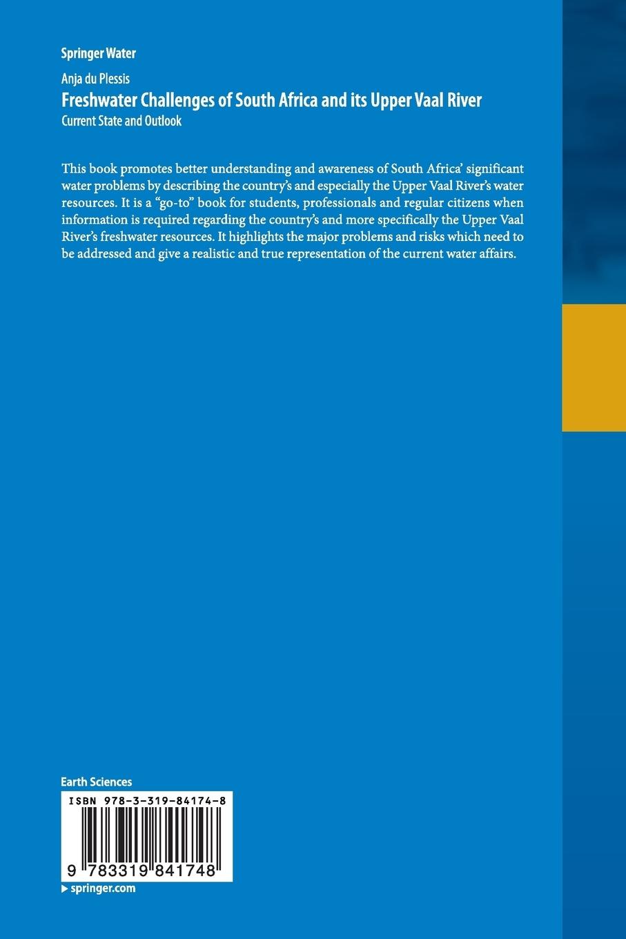 Rückseitencover Freshwater Challenges of South Africa and its Upper Vaal River