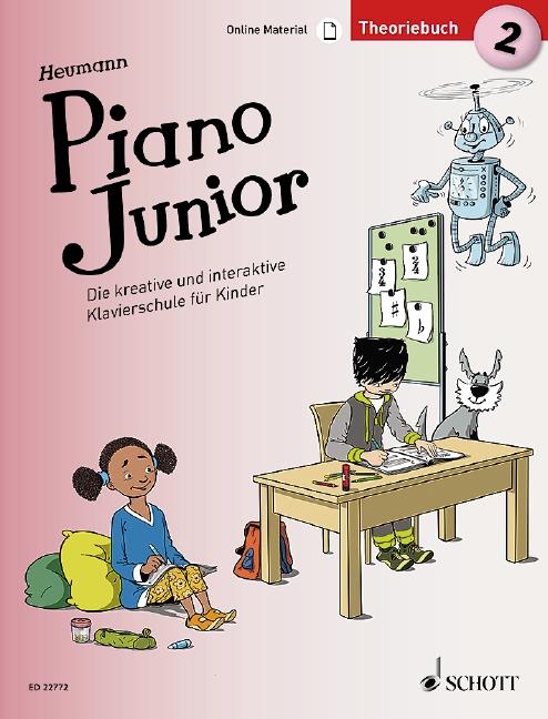 Vorderes Coverbild Piano Junior: Theoriebuch 2