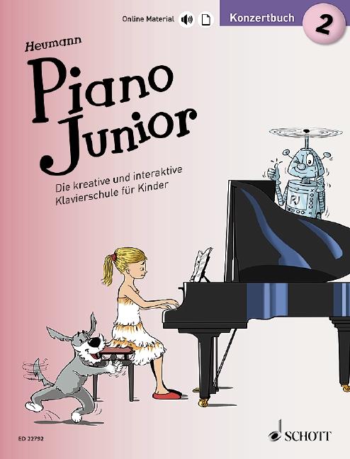 Vorderes Coverbild Piano Junior: Konzertbuch 2