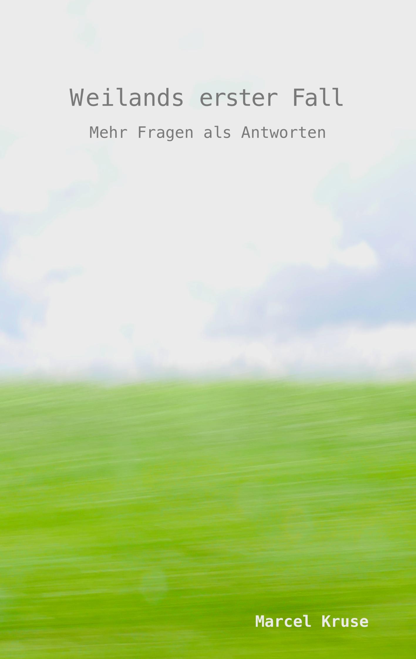 Vorderes Coverbild Weilands erster Fall