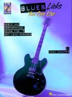 Vorderes Coverbild Blues Licks You Can Use