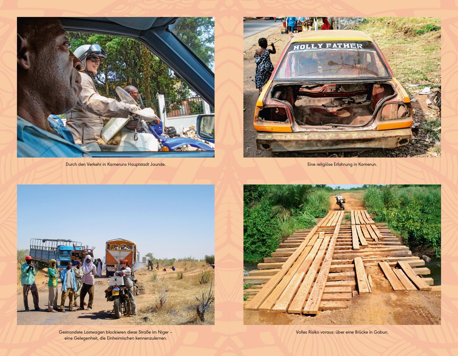 Beispielinhalt (Bild) Mit 80 Schutzengeln durch Afrika