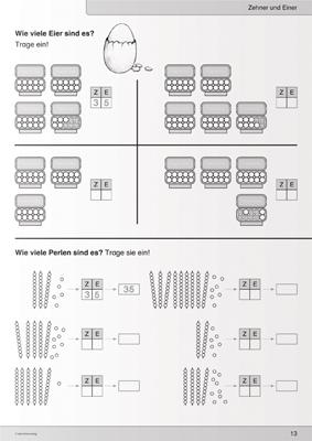 Beispielinhalt (Bild) Ich kann rechnen 3&4 - 2 Schülerarbeitshefte für die 3. Klasse