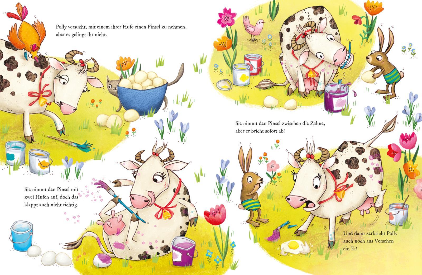 Beispielinhalt (Bild) Hier kommt Polly Osterkuh!