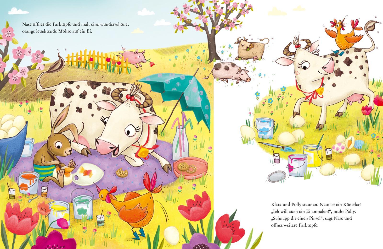 Beispielinhalt (Bild) Hier kommt Polly Osterkuh!