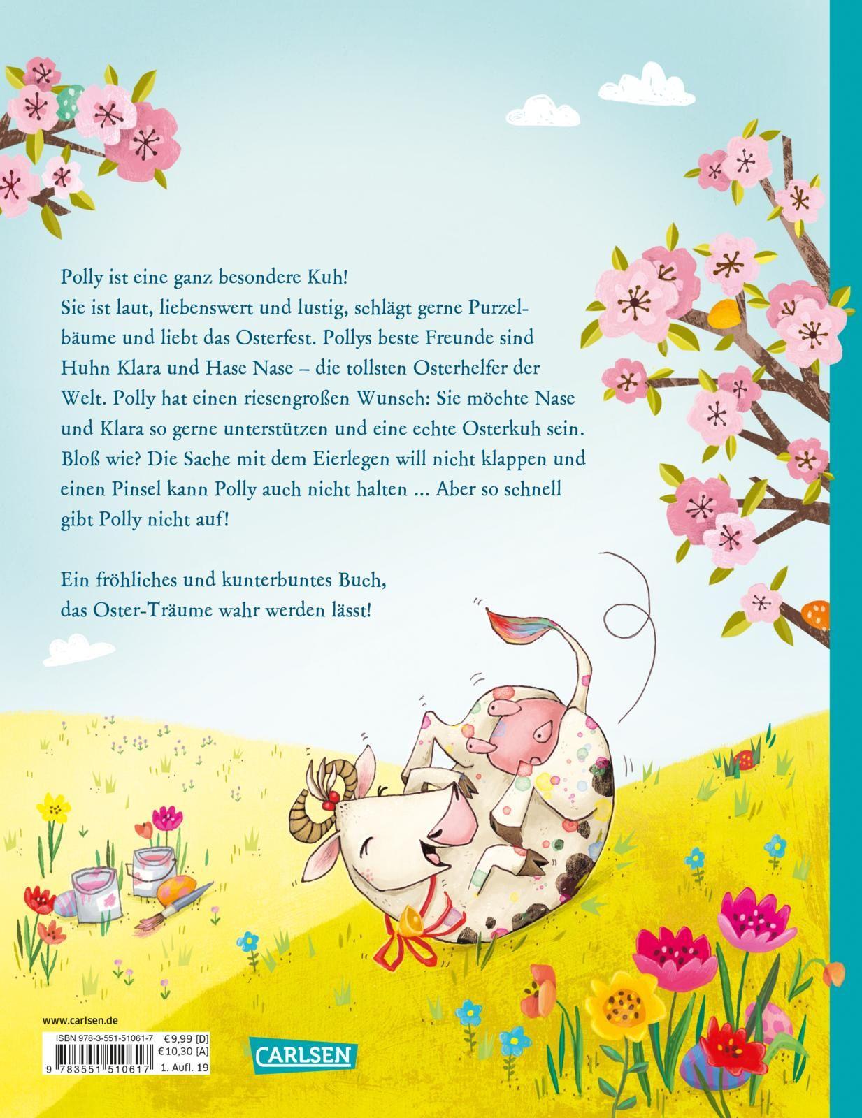 Rückseitencover Hier kommt Polly Osterkuh!