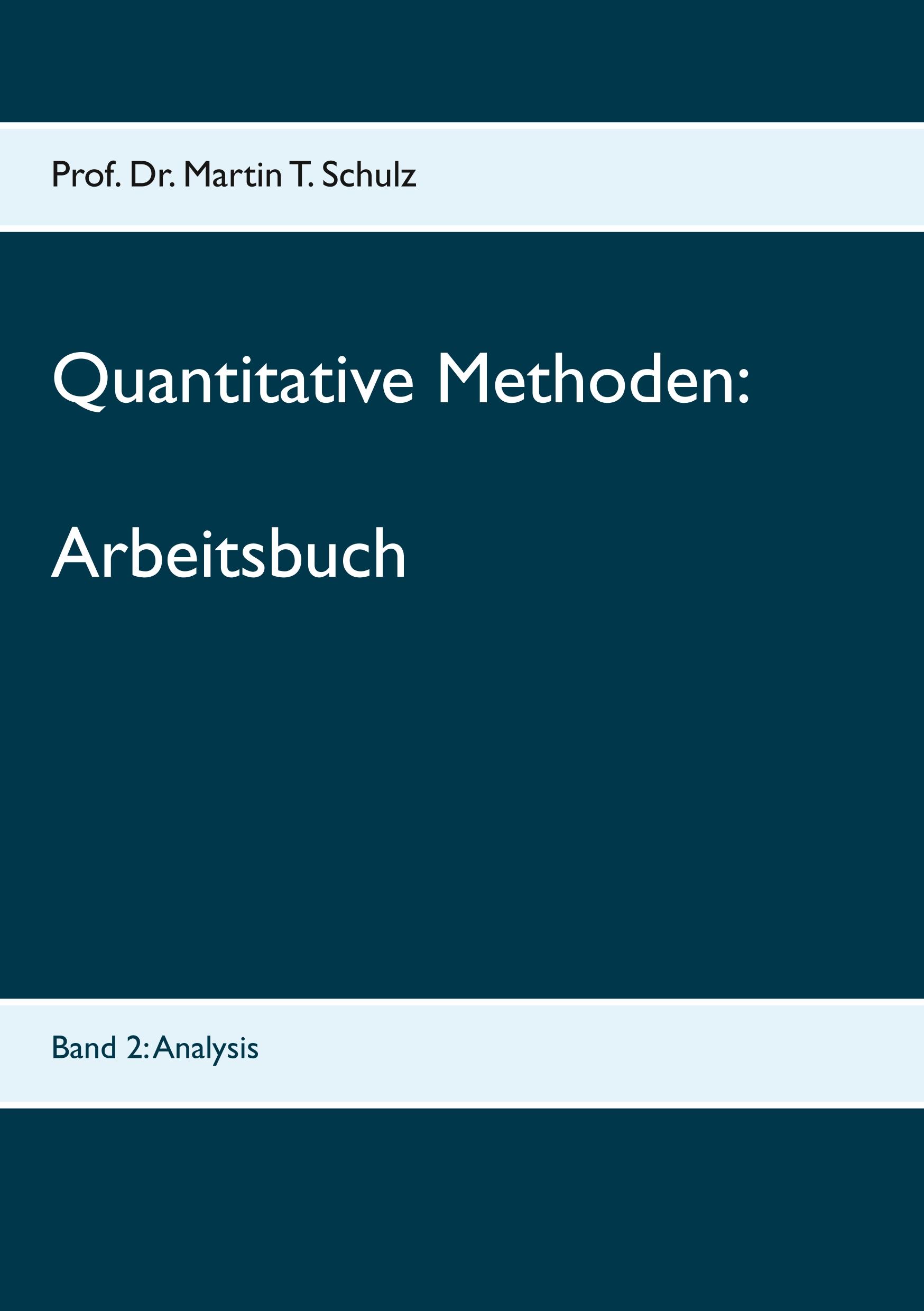 Vorderes Coverbild Quantitative Methoden - Arbeitsbuch