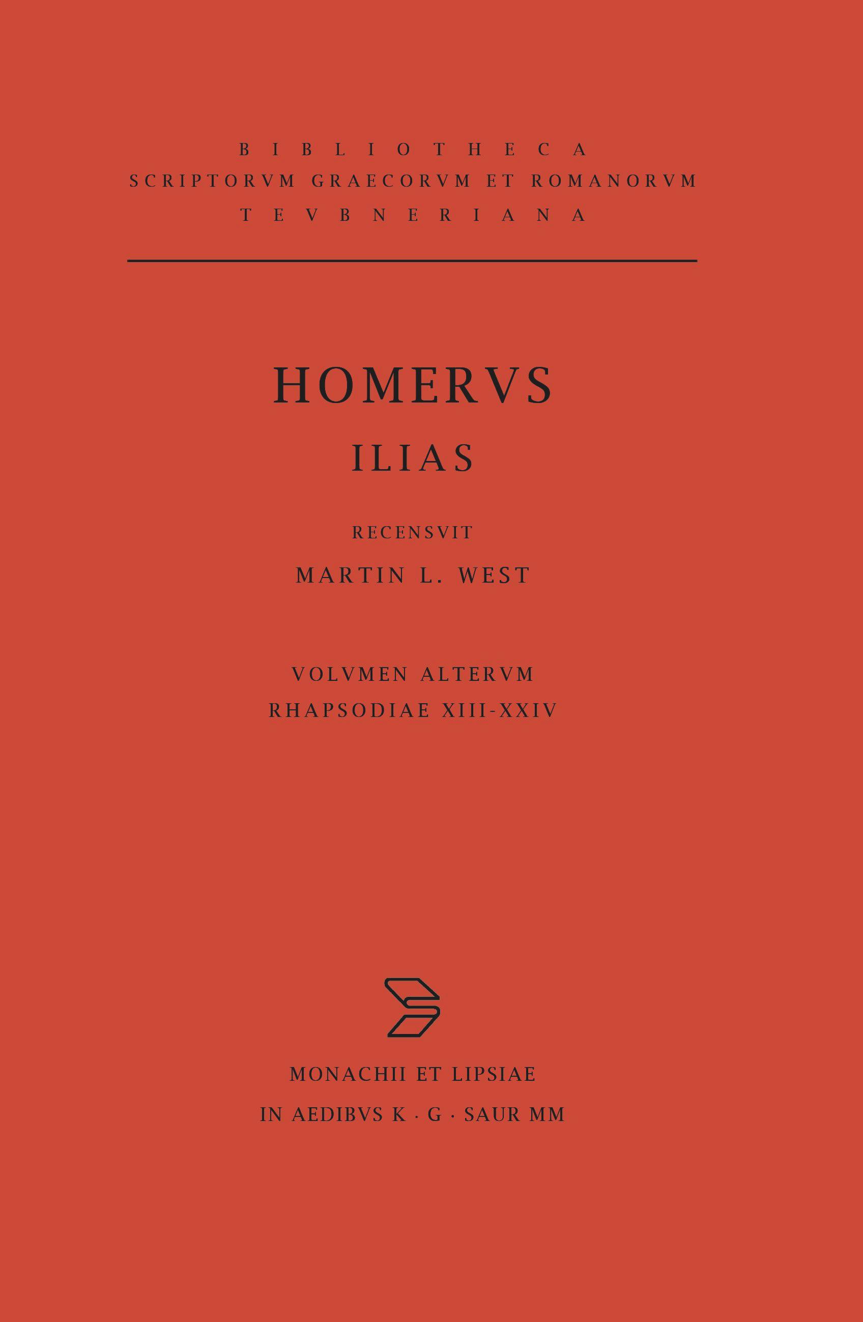 Vorderes Coverbild Rhapsodiae XIII-XXIV. Indices