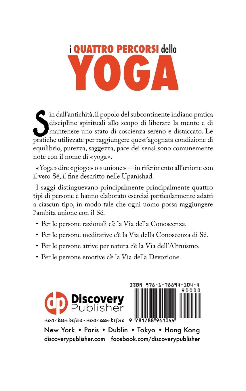 Rückseitencover I Quattro Percorsi dello Yoga
