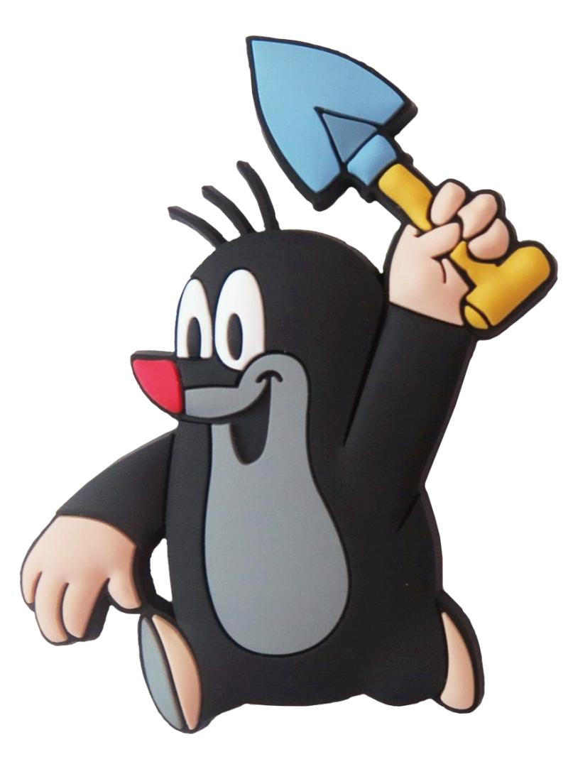 Vorderes Coverbild 3D-Magnet Der kleine Maulwurf mit Schaufel