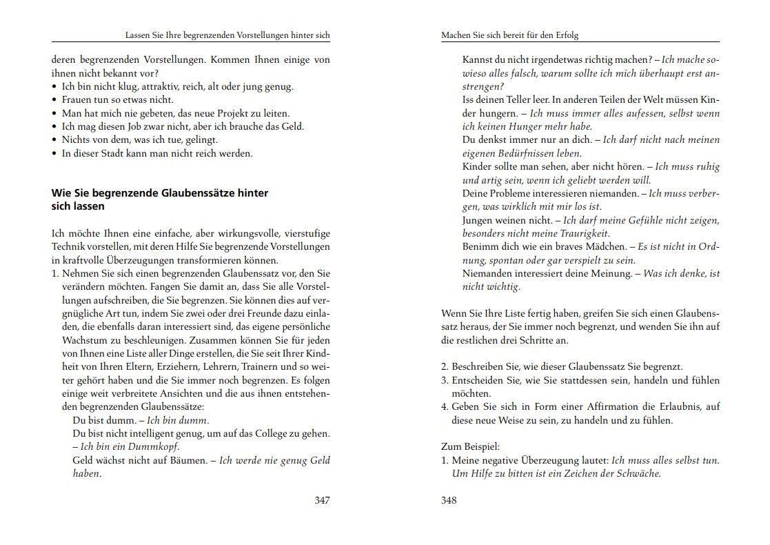 Beispielinhalt (Bild) Kompass für die Seele