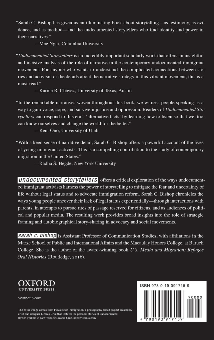 Rückseitencover Undocumented Storytellers