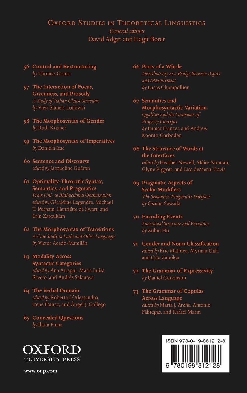 Rückseitencover Grammar of Expressivity