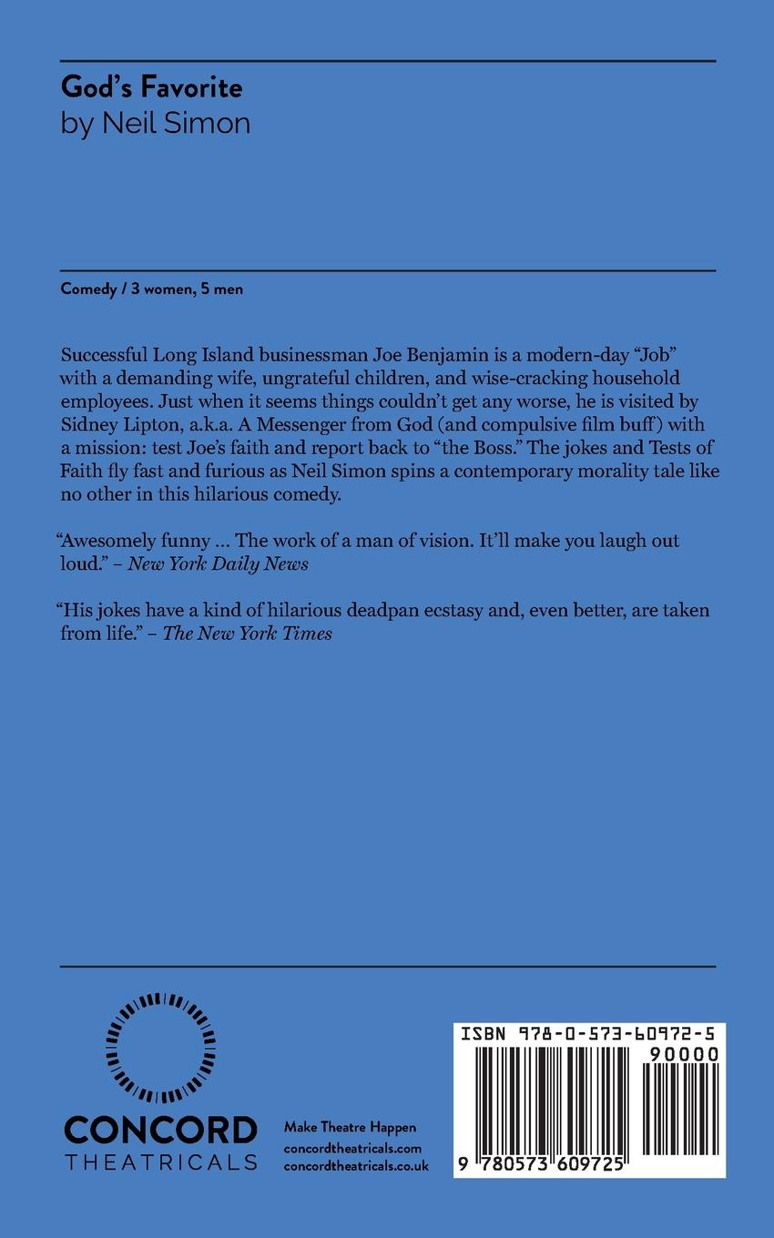 Rückseitencover God's Favorite