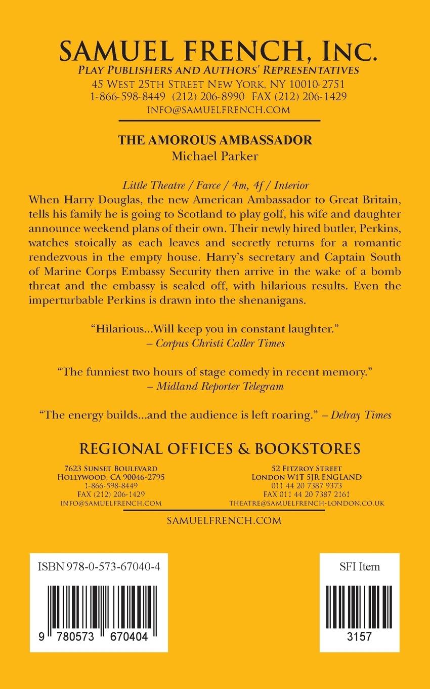 Rückseitencover The Amorous Ambassador