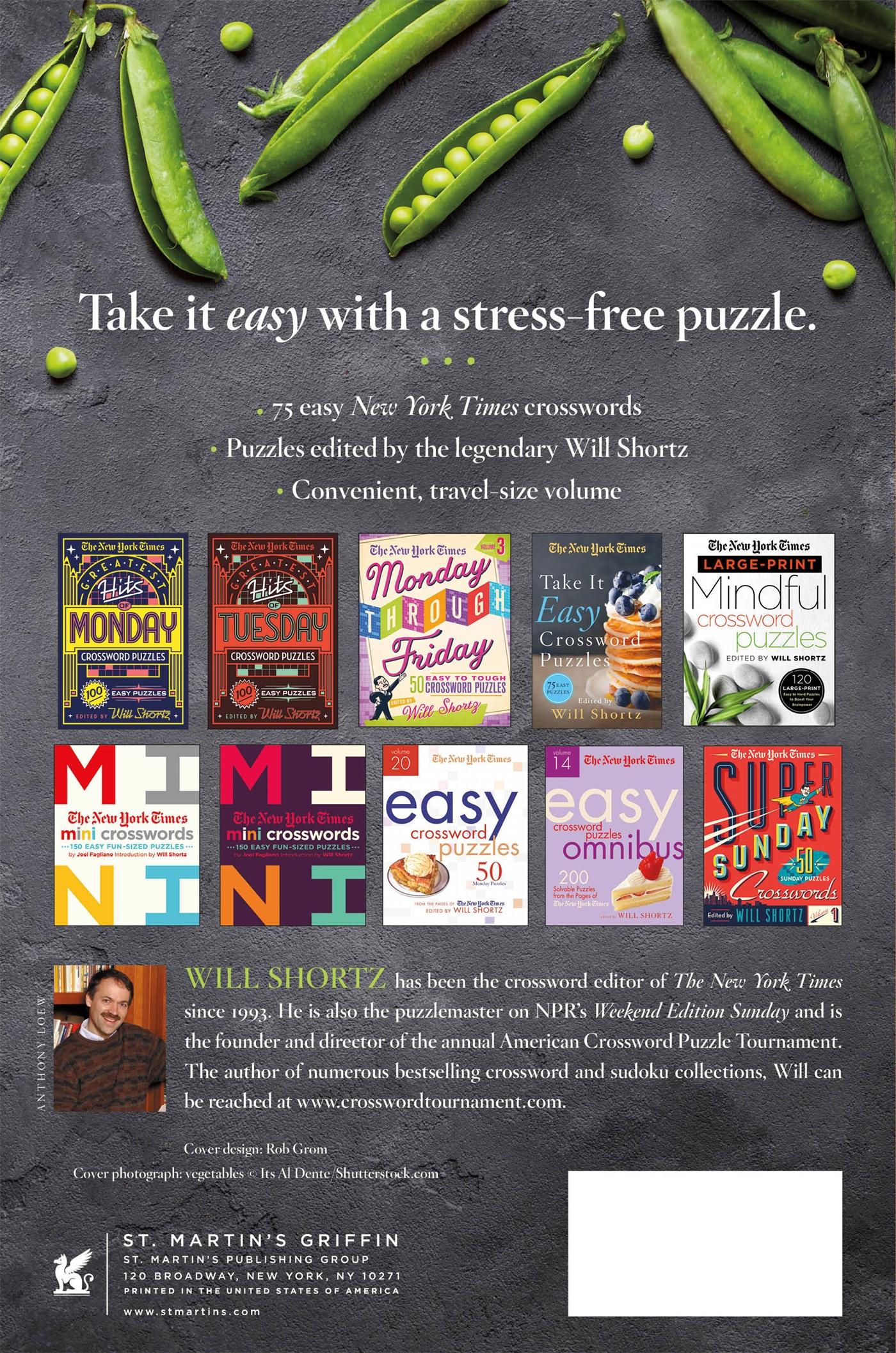 Rückseitencover The New York Times Easy Peasy Crossword Puzzles