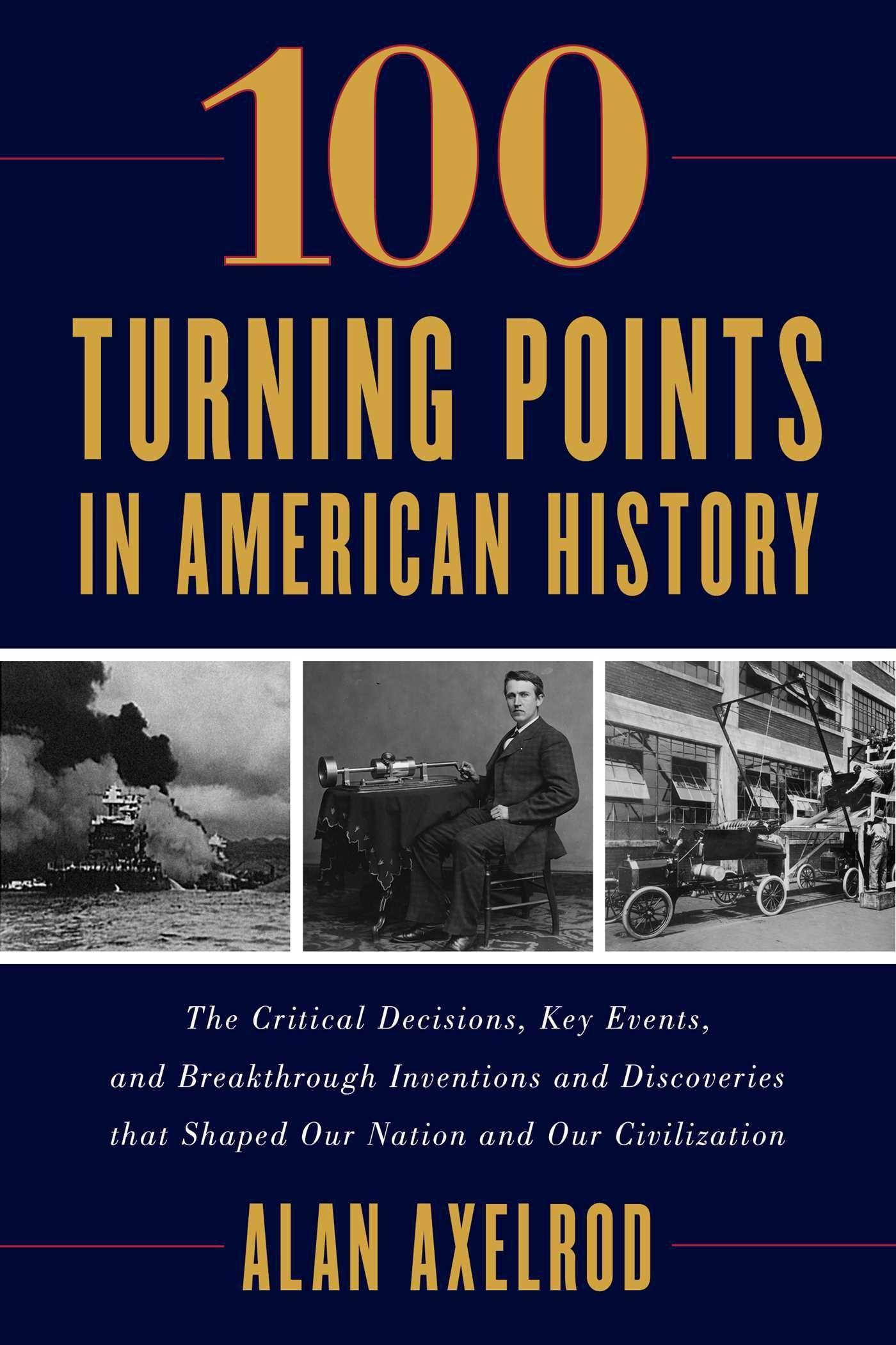 Vorderes Coverbild 100 Turning Points in American History