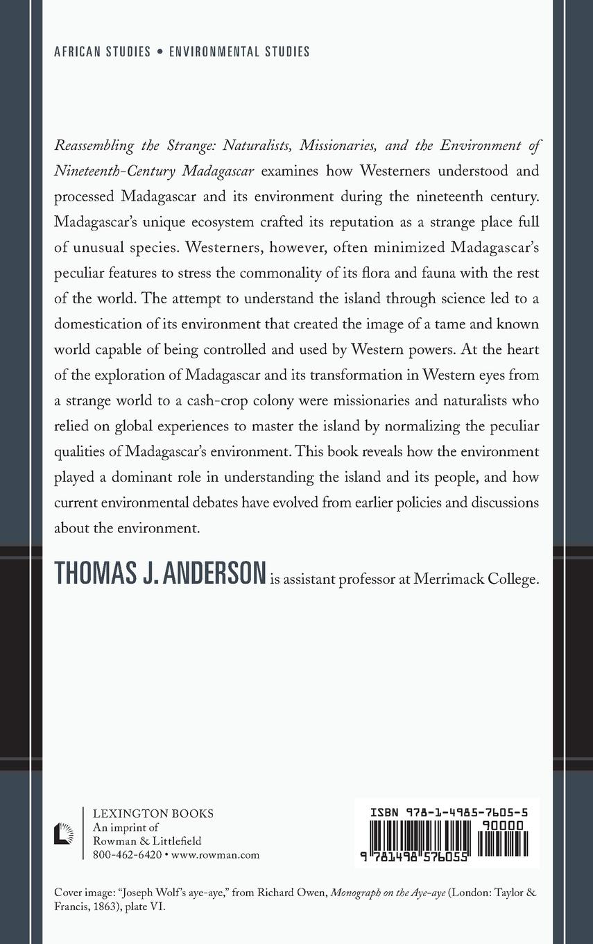 Rückseitencover Reassembling the Strange