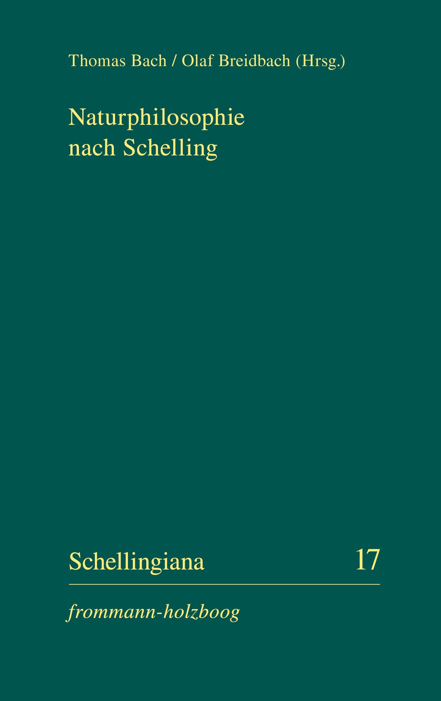 Vorderes Coverbild Naturphilosophie nach Schelling