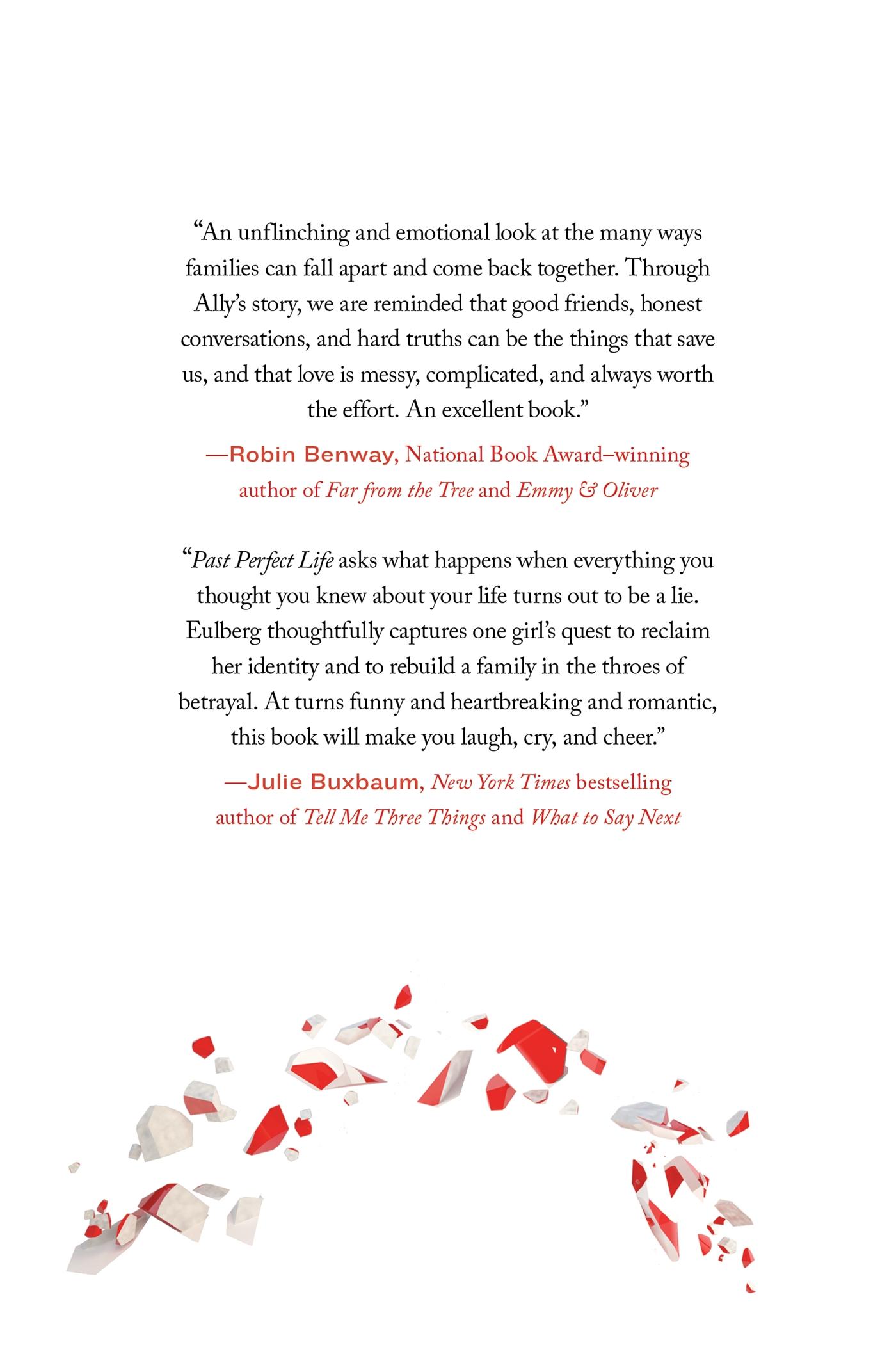 Rückseitencover Past Perfect Life