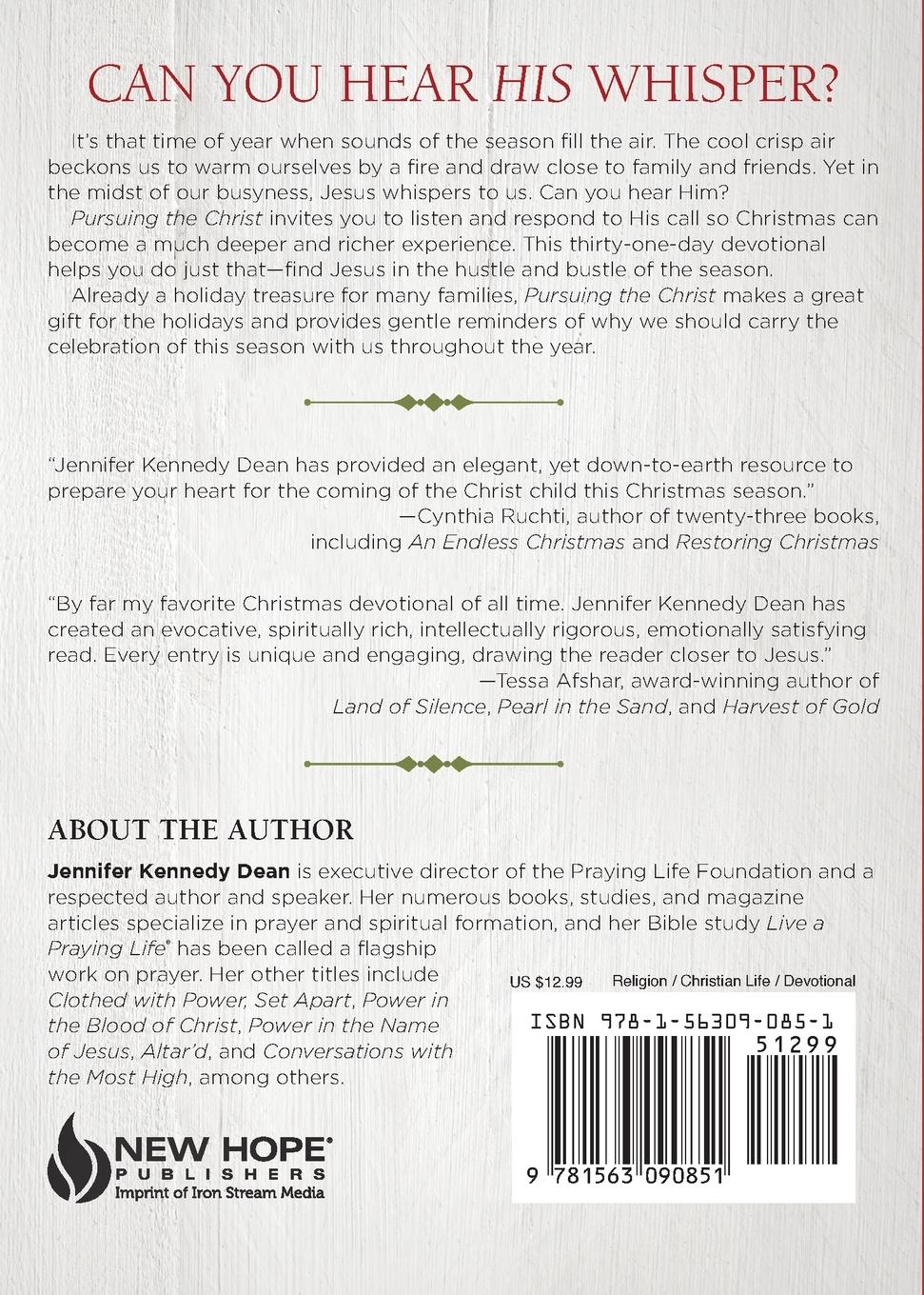 Rückseitencover Pursuing the Christ