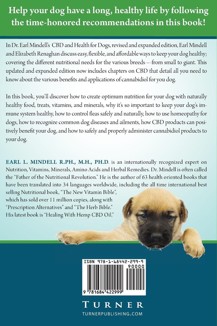 Rückseitencover Dr. Earl Mindell's CBD and Health for Dogs