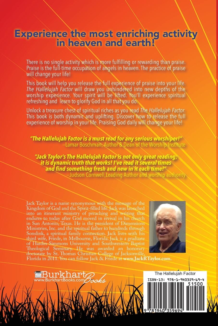 Rückseitencover The Hallelujah Factor