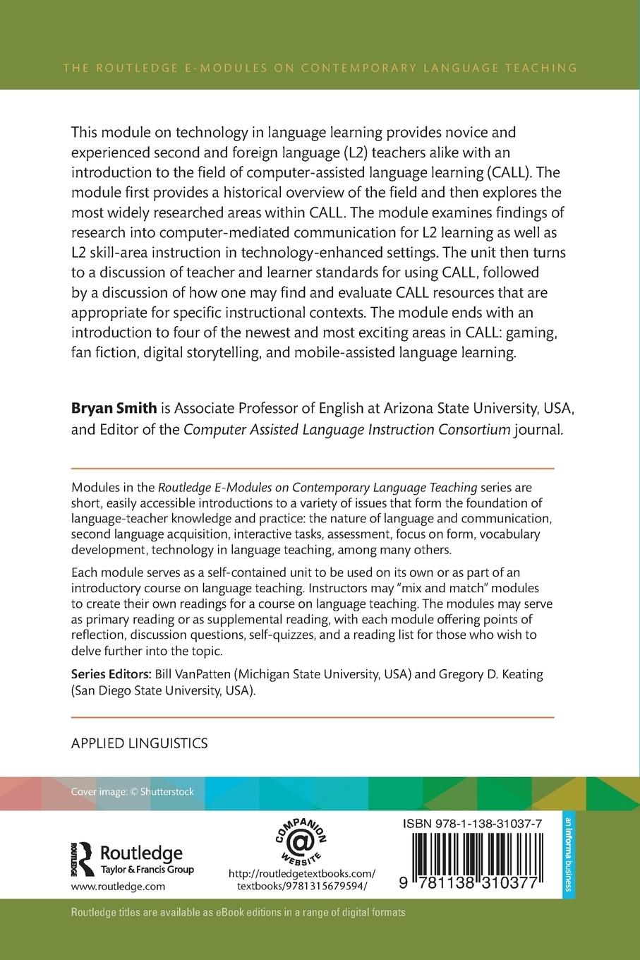 Rückseitencover Technology in Language Learning