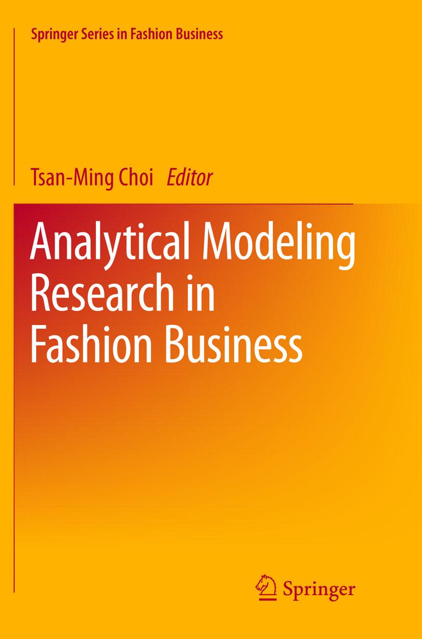 Vorderes Coverbild Analytical Modeling Research in Fashion Business