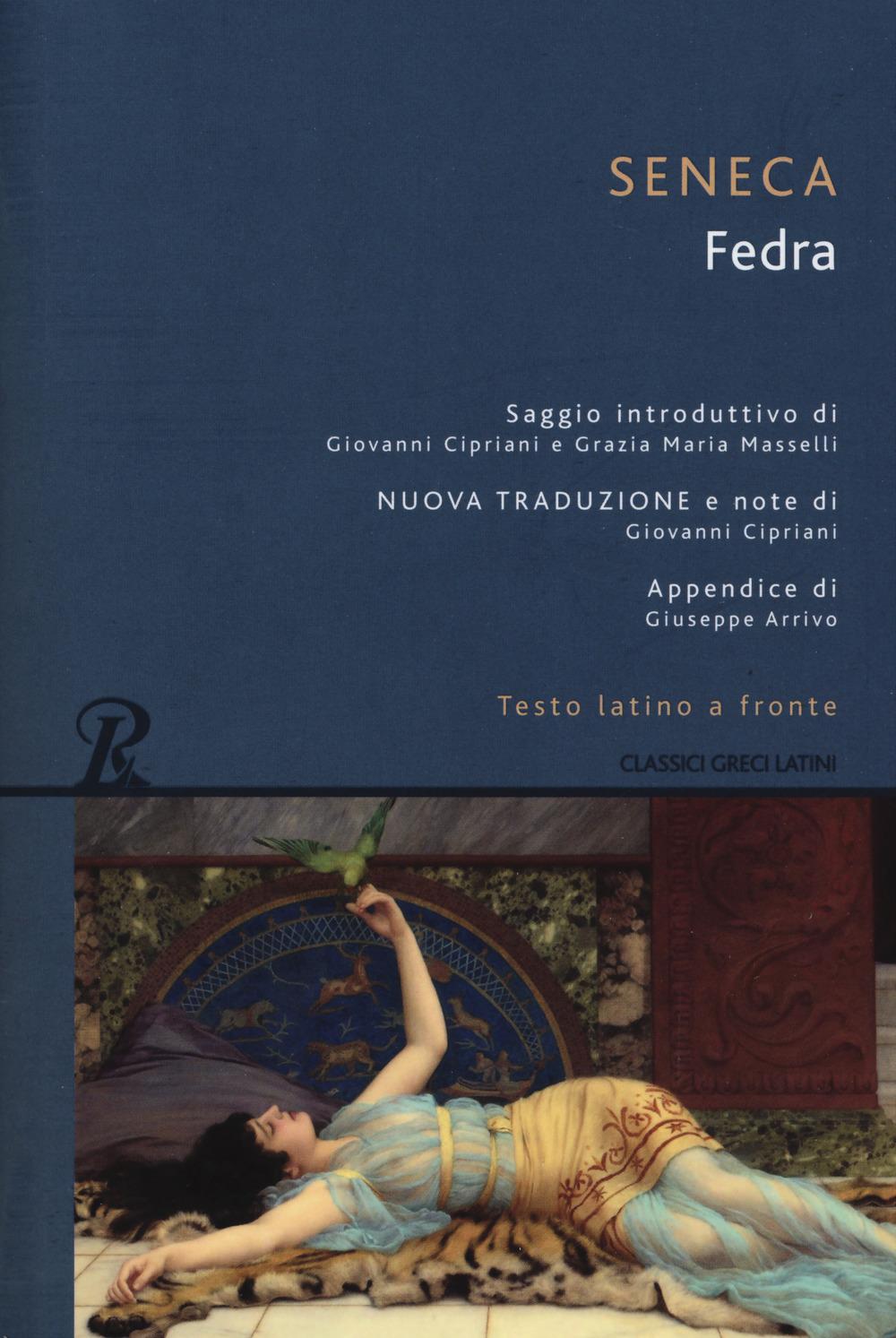 Vorderes Coverbild Fedra. Testo latino a fronte