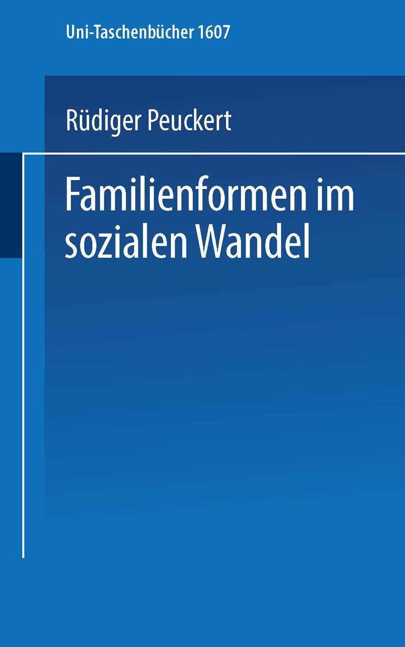 Vorderes Coverbild Familienformen im sozialen Wandel