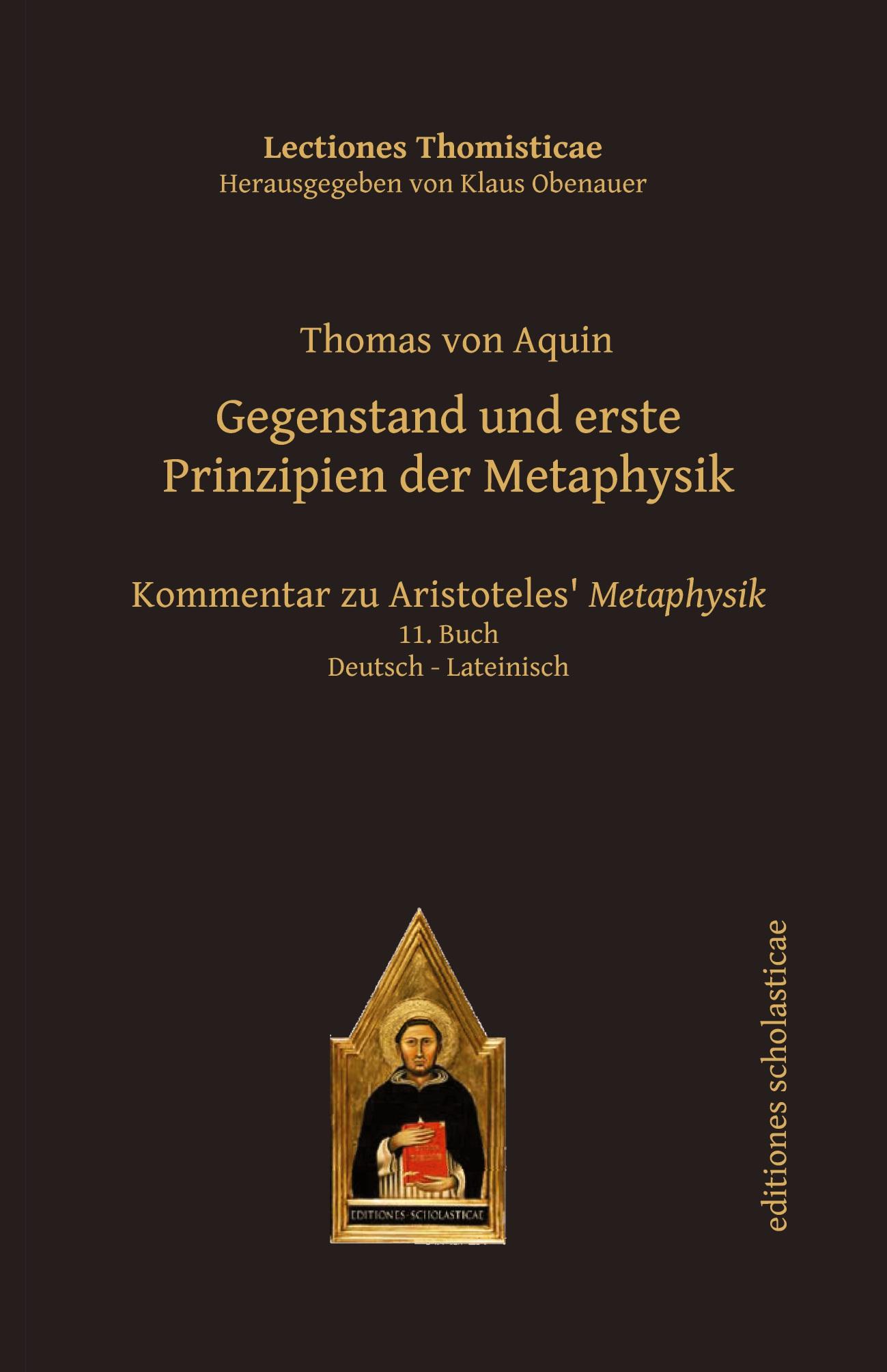 Vorderes Coverbild Gegenstand und erste Prinzipien der Metaphysik