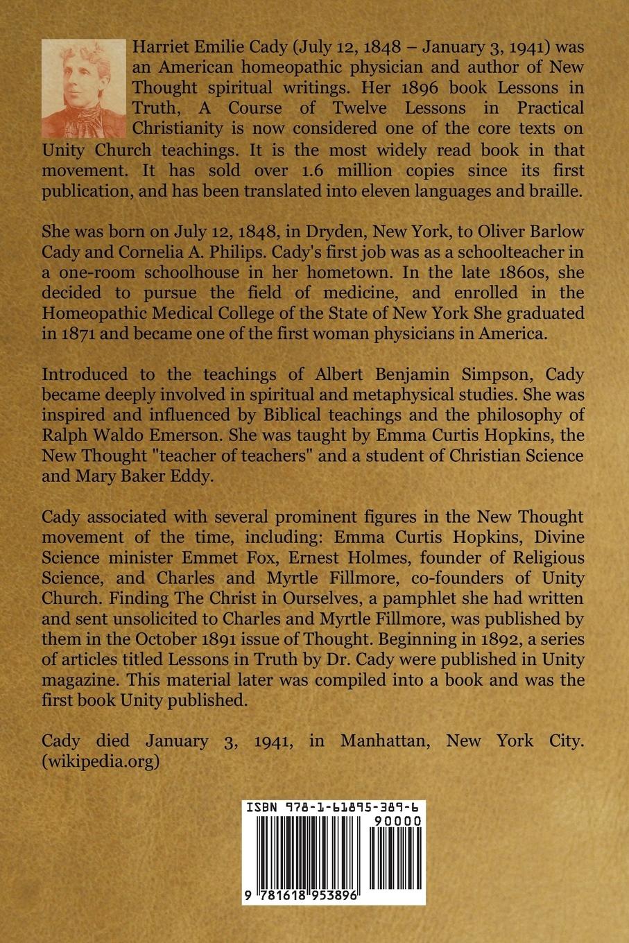 Rückseitencover Lessons in Truth