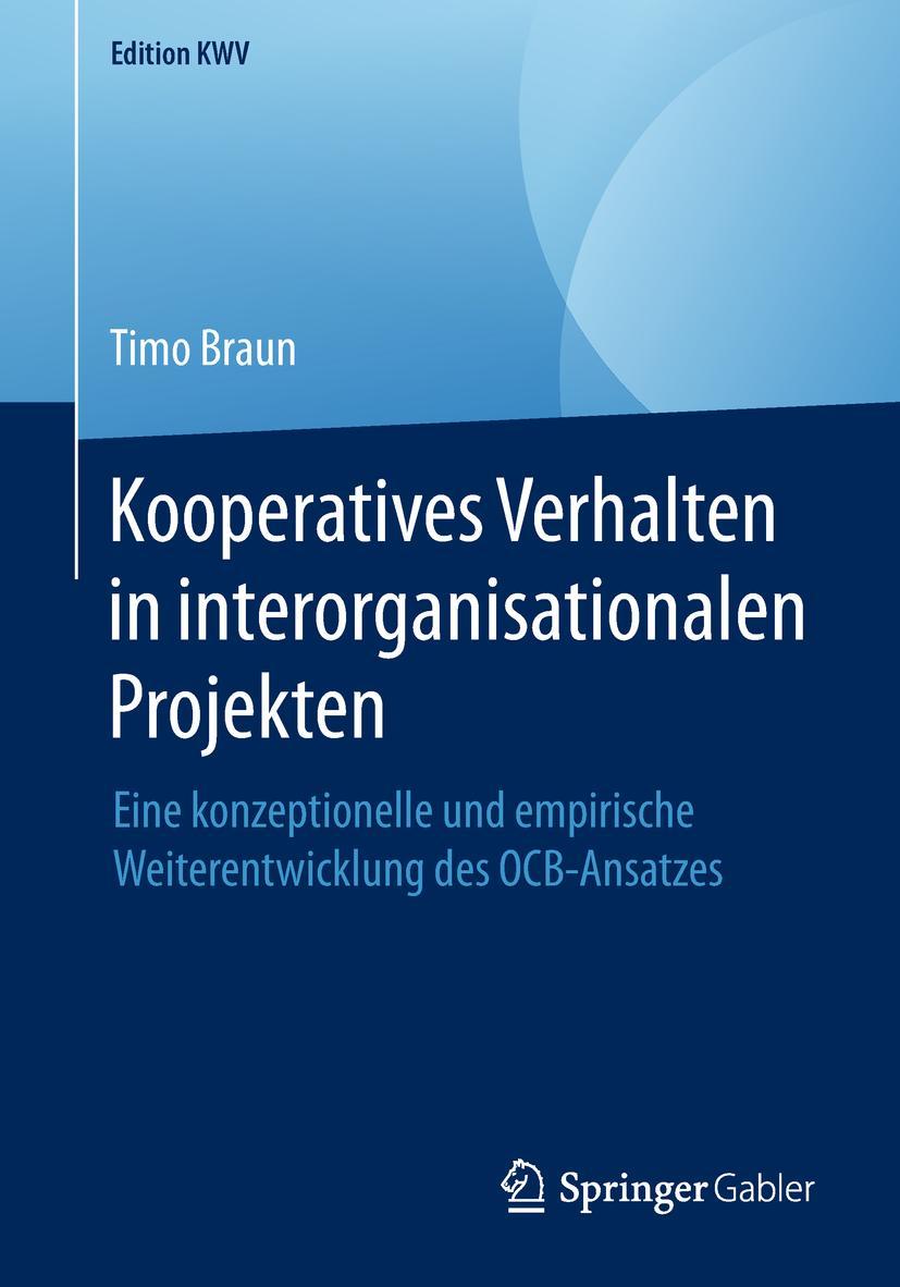 Vorderes Coverbild Kooperatives Verhalten in interorganisationalen Projekten