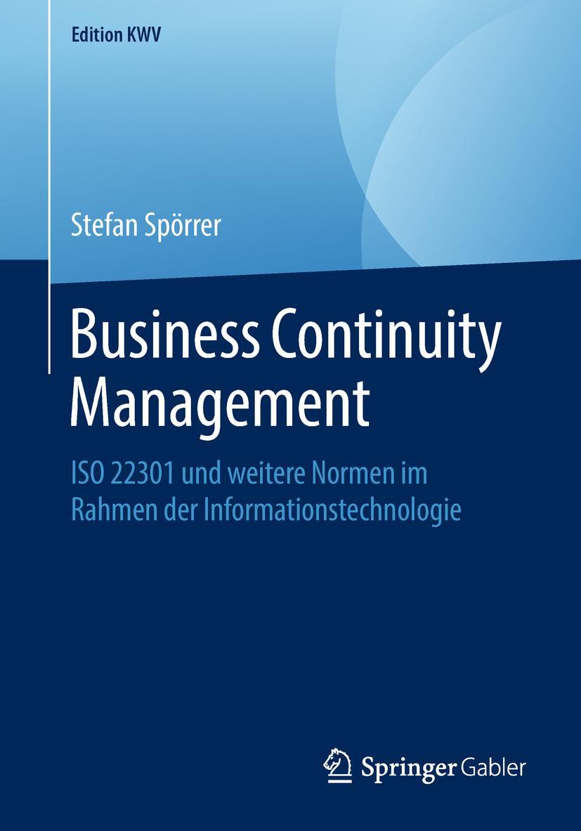 Vorderes Coverbild Business Continuity Management