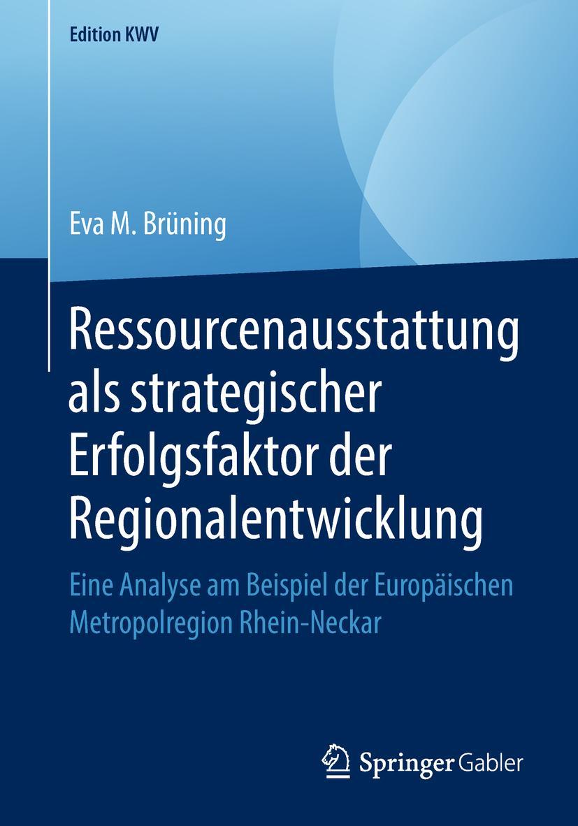 Vorderes Coverbild Ressourcenausstattung als strategischer Erfolgsfaktor der Regionalentwicklung