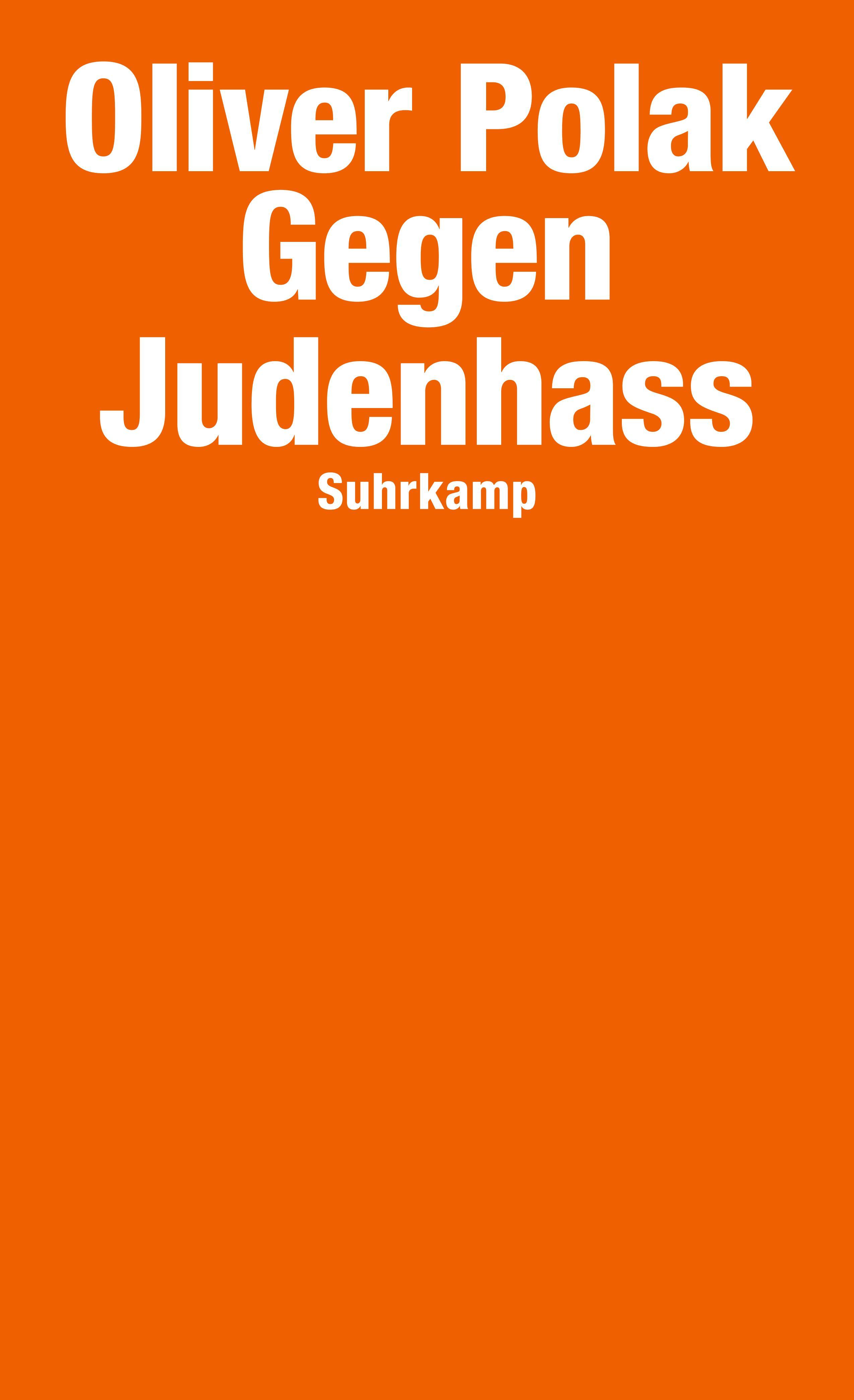 Vorderes Coverbild Gegen Judenhass