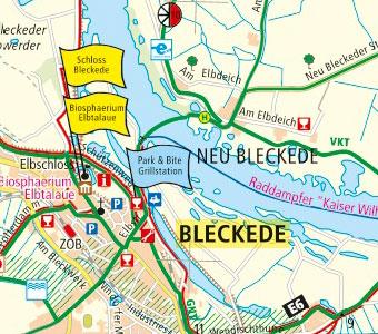 Beispielinhalt (Bild) Elbtalaue, Lauenburg - Boizenburg, Hitzacker - Dömitz 1:50 000