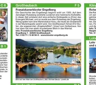 Beispielinhalt (Bild) Frankfurt - Main - Spessart, Aschaffenburg - Darmstadt, Wertheim 1:100 000