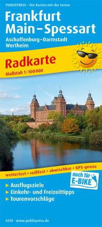 Vorderes Coverbild Frankfurt - Main - Spessart, Aschaffenburg - Darmstadt, Wertheim 1:100 000