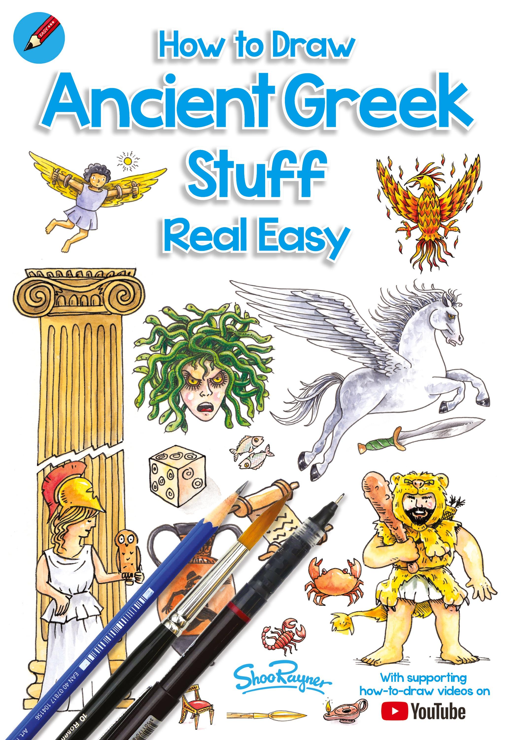 Vorderes Coverbild How To Draw Ancient Greek Stuff Real Easy